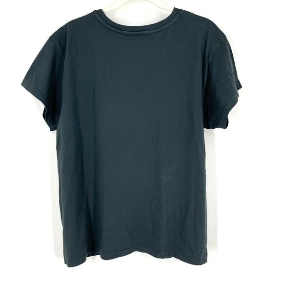 Daydreamer Rolling Stones Leopard Tongue Tee Black Cotton T-Shirt Large - Picture 2 of 6